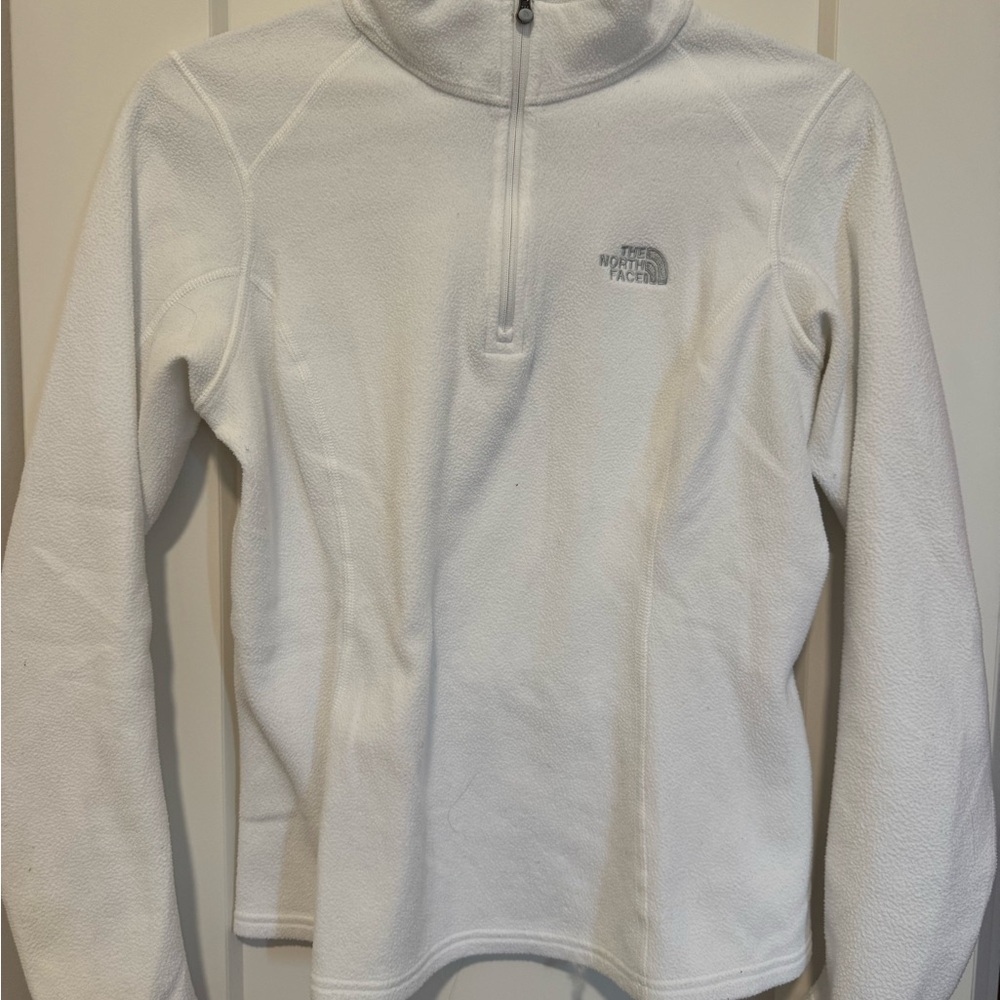 The North Face White Fleece Pullover